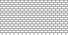 Offset Brick pattern drawing