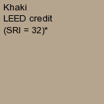 StreetPrint Color Khaki LEED credit (SRI=32)