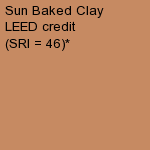 StreetPrint Color Sun Baked Clay LEED credit (SRI=36)