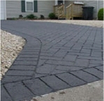 Stacked Brick Border